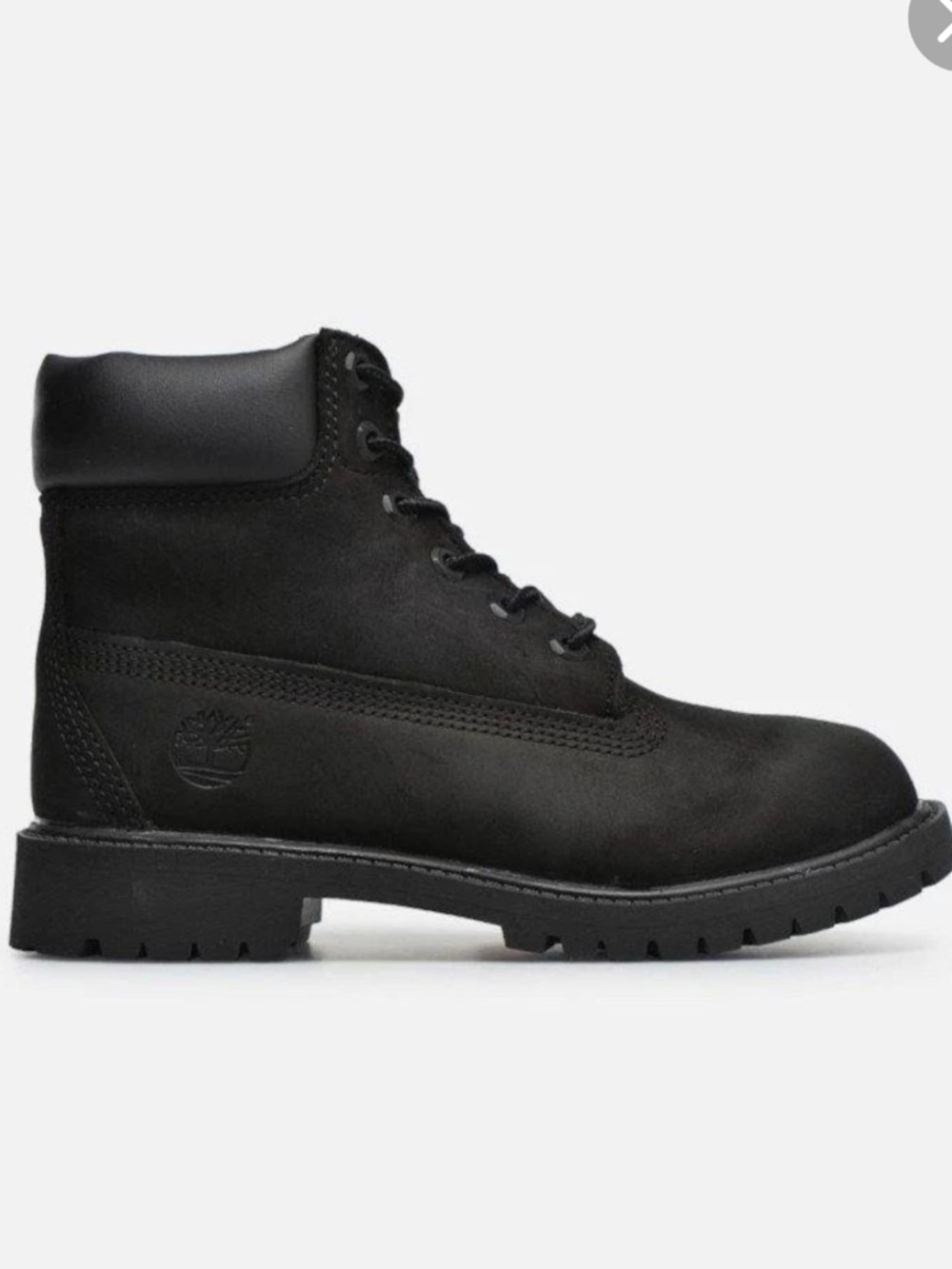 Timberland Premium 6” Black Nubuck Boots Size 9 – Like New Classic